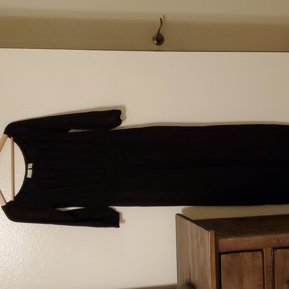 Chicos black maxi dress, size 0